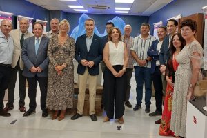 Fotografía institucional de la inauguración de la exposición.