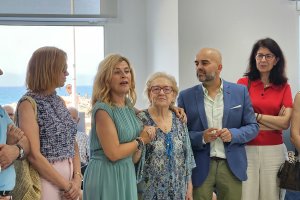 Paola Laynez en la lectura del Manifiesto en FAAM.