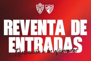 El Almería alerta de una oleada de entradas falsas para el derbi ante el Málaga.