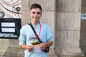 Rubén Romero, uno de los 5 ganadores en la categoría de 2º de ESO de las Olimpiadas de Matemáticas