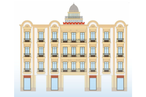 Ilustración de la nueva portada de la Feria de Almería publicada por el Ayuntamiento.