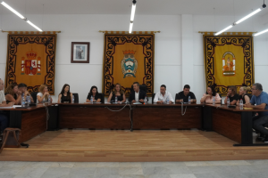 Imagen del pleno celebrado en Carboneras este viernes.