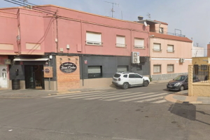 Zona de Los Partidores donde se encuentra la vivienda en la que ha sido hayado el cadáver.