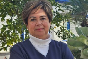 Yasmina Domínguez, presidenta del Colegio Oficial de Veterinarios de Almería.