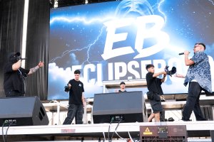 Yanye Hernández y Eclipse Boss durante su actuación en Puro Latino.