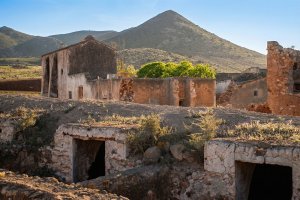 La parte trasera del Cortijo del Fraile, lugar inmortalizado por Lorca en ‘Bodas de sangre’.