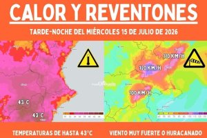 Subida espectacular de temperaturas en plena madrugada.