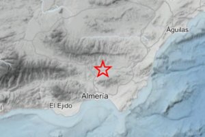El epicentro del terremoto registrado a primera hora de esta mañana se encontraba en el término municipal de Tabernas.