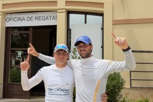 Álvaro Rodríguez y Juan José Fernández se proclaman campeones del mundo júnior de Snipe en Melilla.