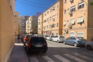 Una calle del barrio de Los Pintores, en la capital almeriense.