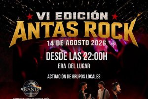 Cartel de la VI edición del Antas Rock.