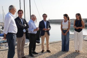 Visita institucional al Puerto de Roquetas.