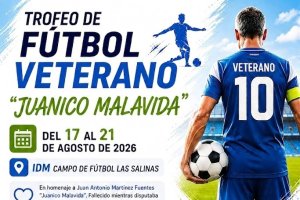 Roquetas de Mar rinde homenaje a 'Juanico Malavida' con una nueva edición de su torneo de fútbol veterano.