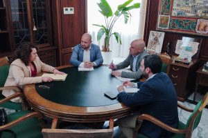 Reunión de trabajo en Diputación