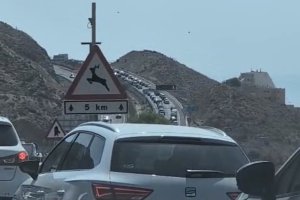 Accidente de tráfico en la A-7.