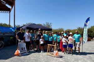 Más de 120 personas disfrutan del deporte y la naturaleza en el Parque del Andarax con los Juegos de Orientación.
