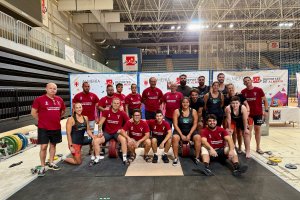 Almería demuestra su fuerza en la Feria con el VIII Torneo de Halterofilia.