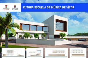 Diseño que presentará la Escuela de Música en Vícar
