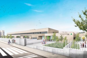 Render del nuevo colegio público de la Vega de Acá.