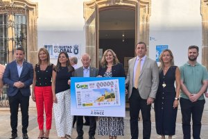 Presentación del cupón de la ONCE protagonizado por Roquetas de Mar.