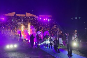 Imagen de una gala inaugural de la Níjar Súper Cup.