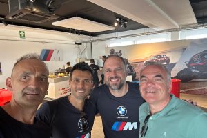 Integrantes del evento M de BMW con la coordinación de Cosme Prenafeta
