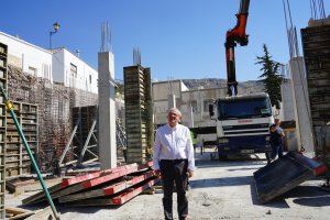 Antonio Bonilla visita las obras