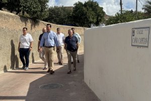 El alcalde de Níjar, José Francisco Garrido, visita las obras