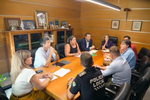 Reunión de trabajo mantenida en el Ayuntamiento de El Ejido