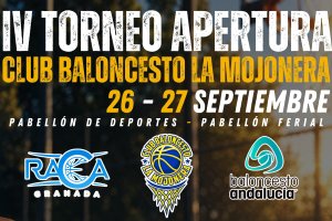 El IV Torneo Apertura Club Baloncesto La Mojonera reunirá a más de 200 jóvenes promesas del baloncesto