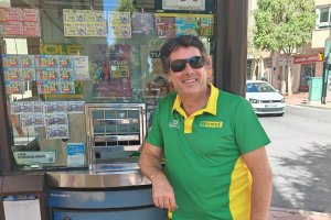 José Manuel López, vendedor de la ONCE que ha dado un premio de 35.000 euros.