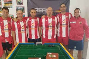 Equipo del Subbuteo Club Almería.