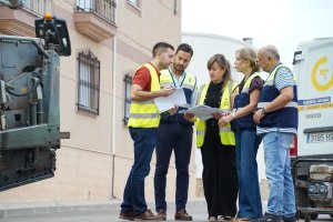 Visita institucional a los trabajos.