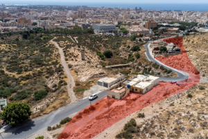 Vista sur de la parcela.