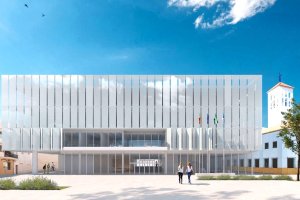 El nuevo ayuntamiento de Roquetas de Mar.