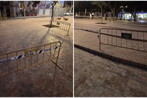 Un efecto óptico provoca que los escalones no se vean bien cuando se baja desde el Paseo.
