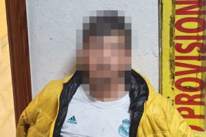 Hombre detenido en Adra.