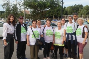 Una pequeña parte de los participantes de la actividad.