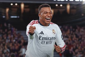 El delantero francés del Real Madrid, Kylian Mbappé, fue la estrella del Clásico.