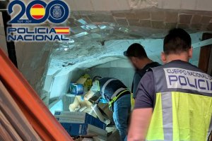 Registro del lugar en el que se almacenaban los productos presuntamente robados.
