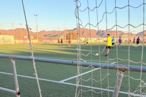 Las instalaciones del campo de Cabo de Gata.
