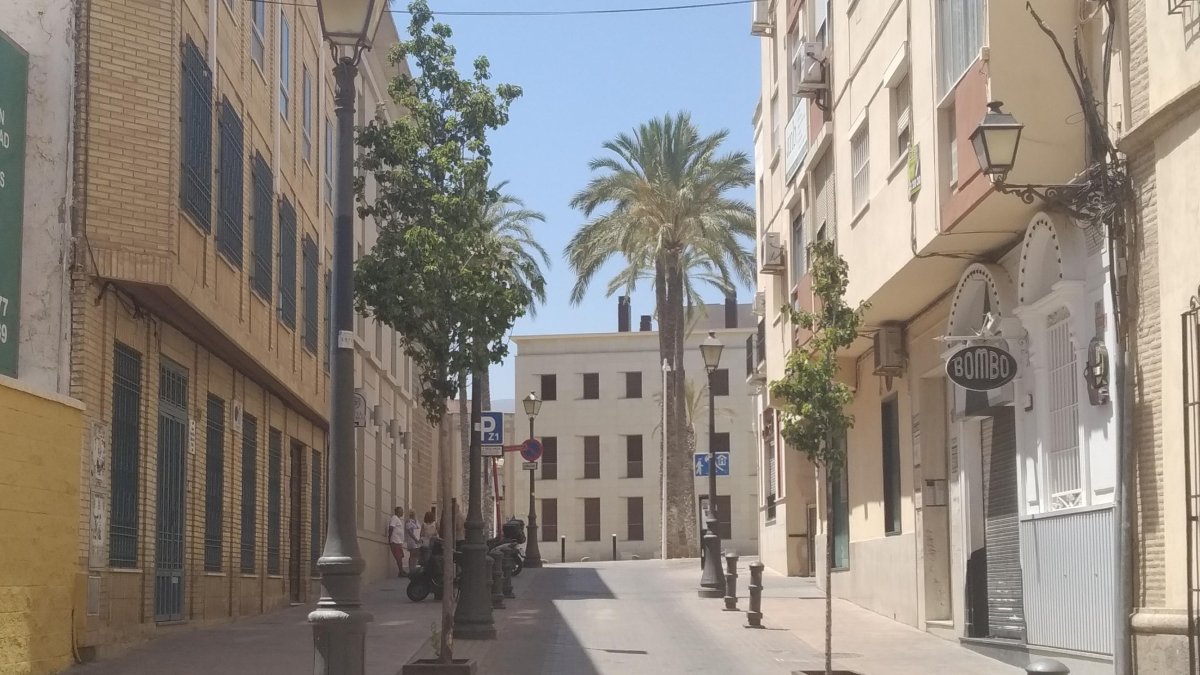 Final de la calle Eduardo Pérez