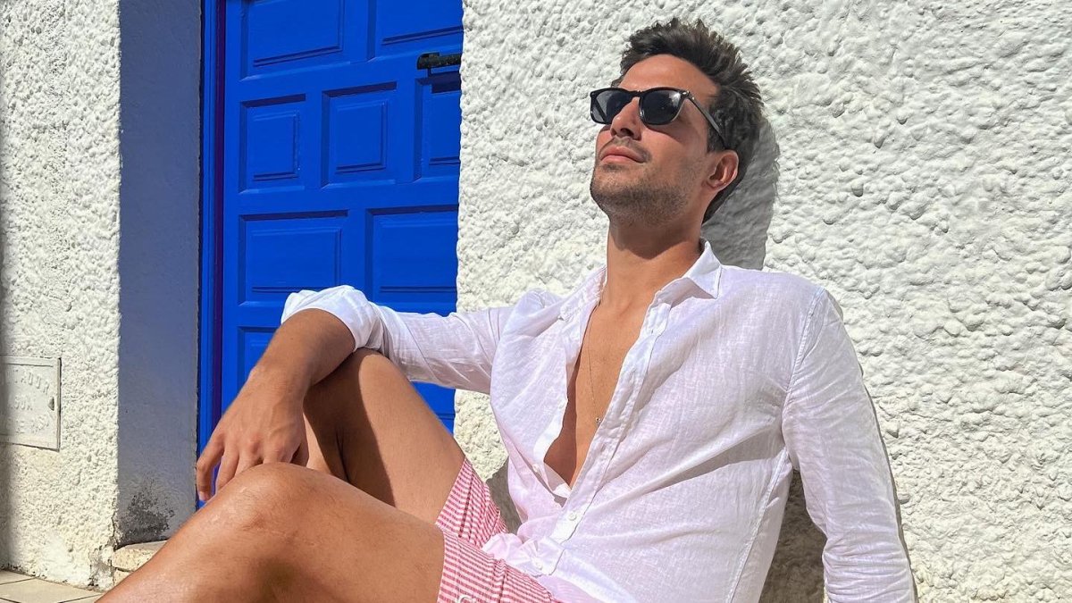 Jaime Astrain, disfrutando del verano en Aguamarga.