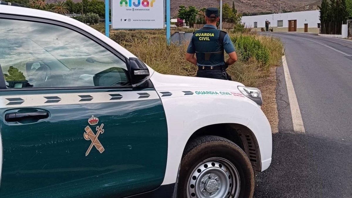 La Guardia Civil ha actuado en Níjar.