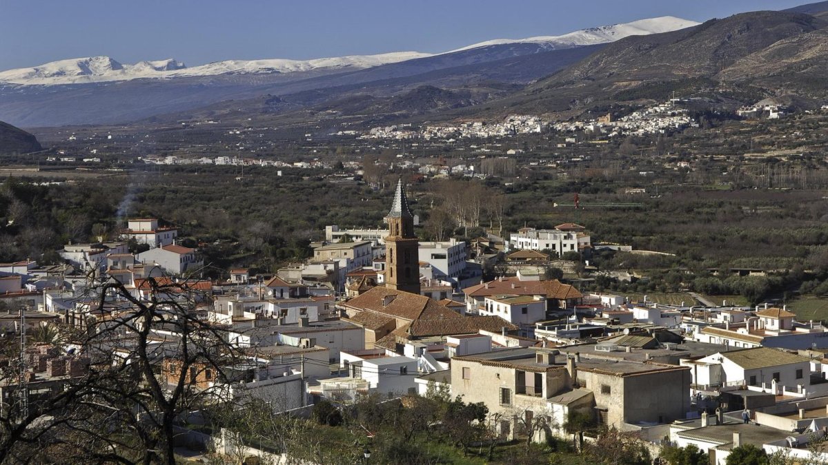 Vista aérea de Fondón.