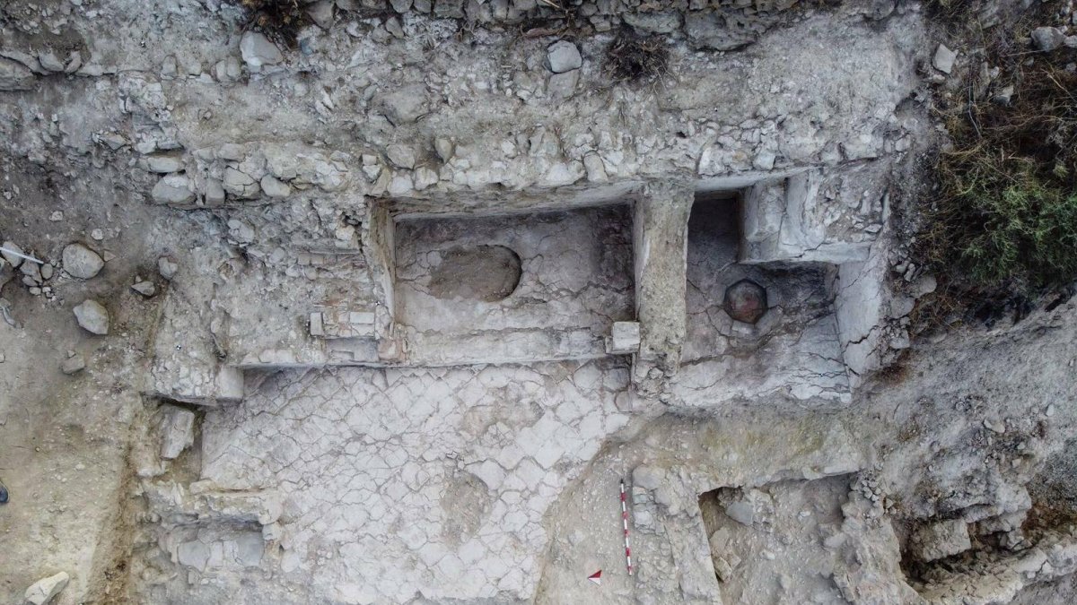 Parte del yacimiento de Mojácar la Vieja.