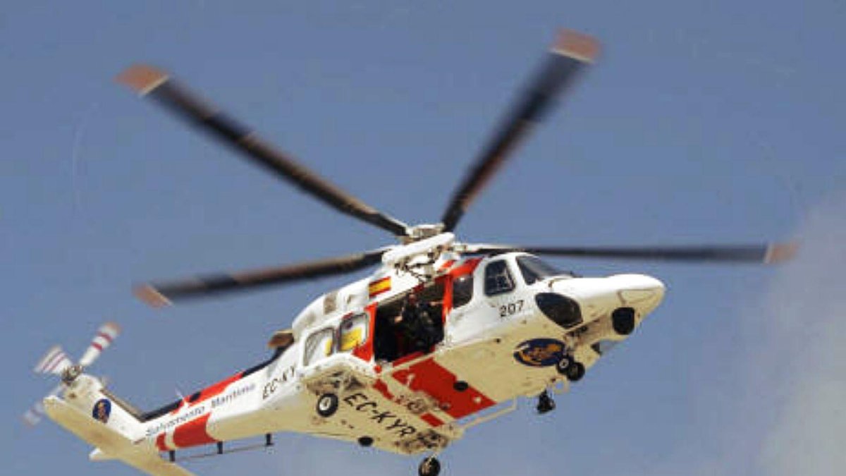 Foto de archivo de un helicóptero de Salvamento Marítimo.