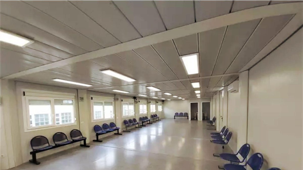 Sala de espera de un centro médico.