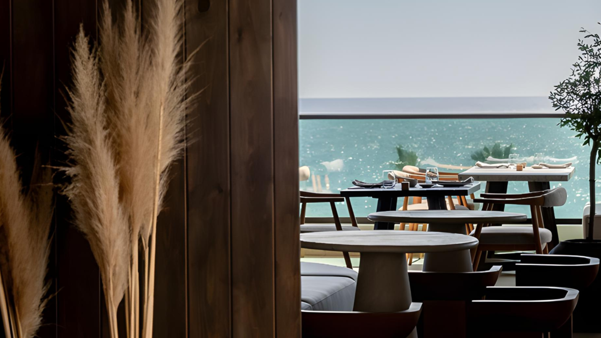 Una de las vistas idílicas desde el restaurante Arcilla.