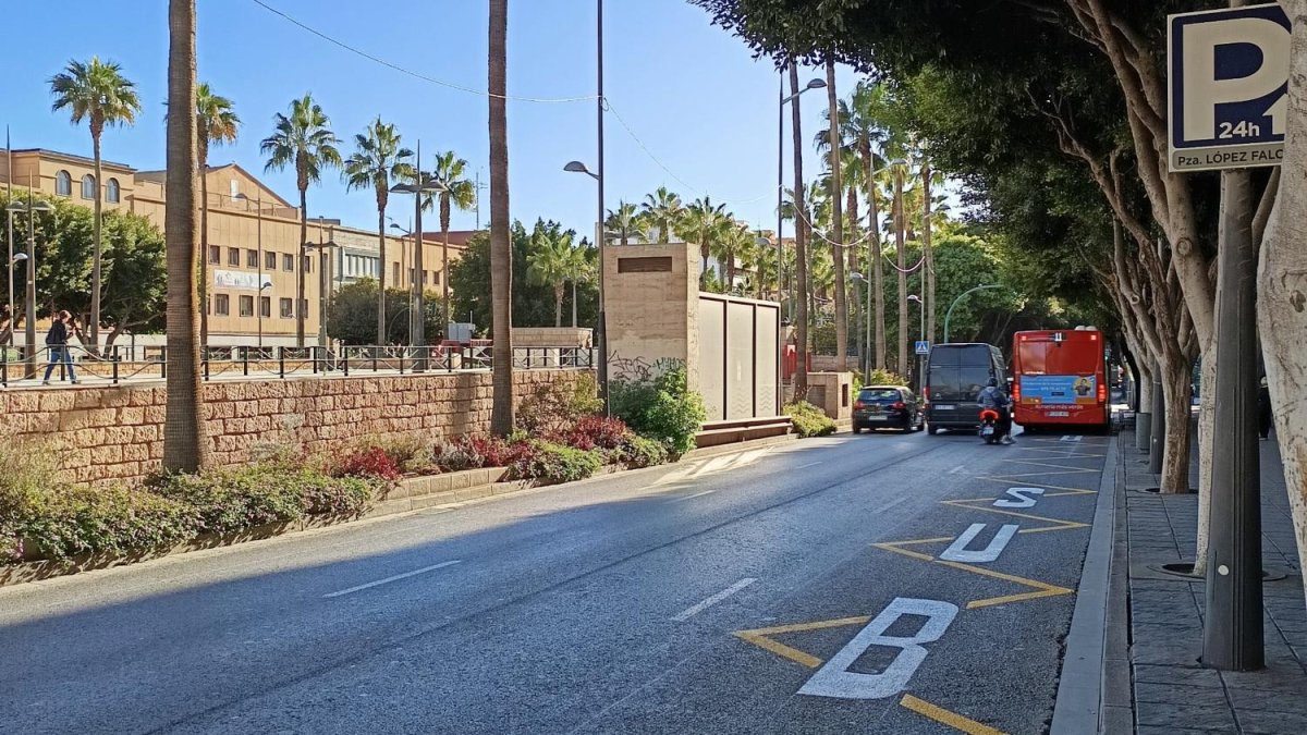 Imagen de la Rambla de Almería.